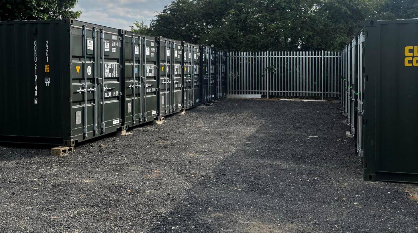 Container storage site