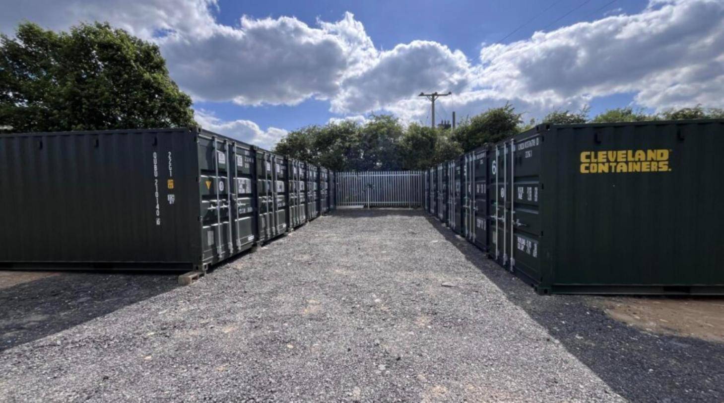 Container storage rows